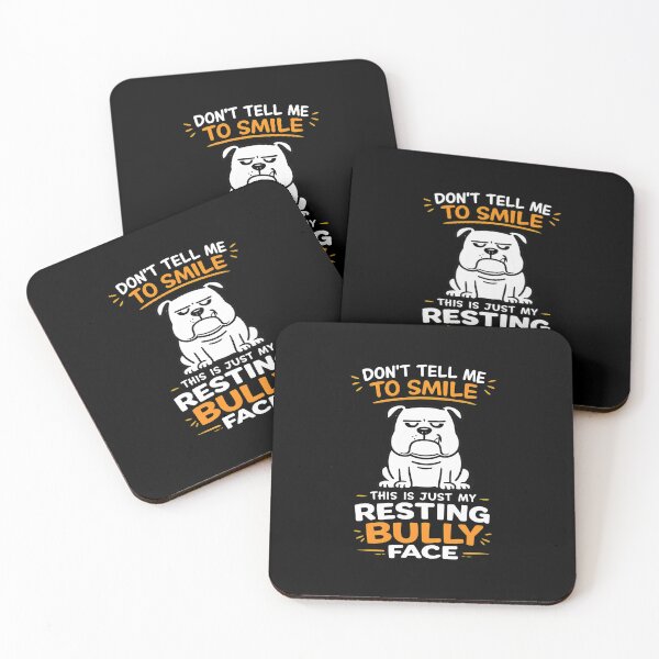 Item preview, Resting Bully Face Bulldog Illustration T-Shirt | Don't Tell Me To Smile designed and sold by StranHabesre51.