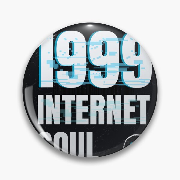 Item preview, 1999 Internet Soul CRT Blue Cyber Glitch Streetwear Design designed and sold by Uvclick.
