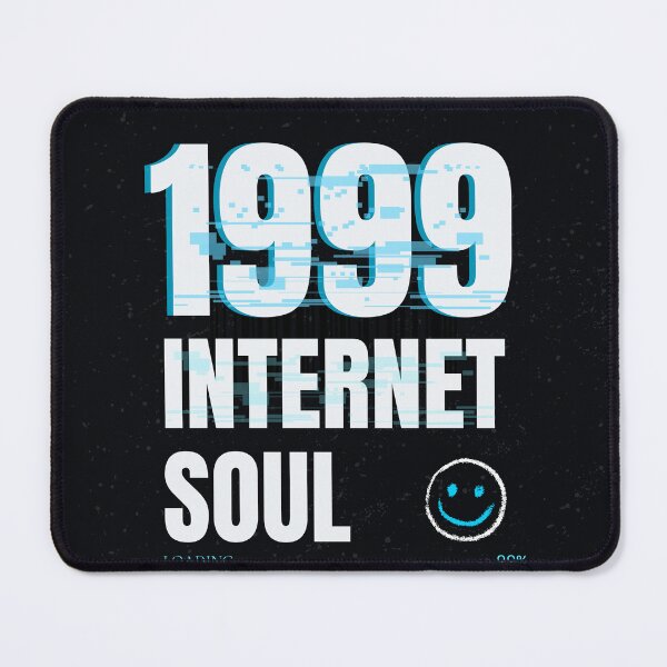 Item preview, 1999 Internet Soul CRT Blue Cyber Glitch Streetwear Design designed and sold by Uvclick.