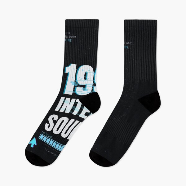 Item preview, 1999 Internet Soul CRT Blue Cyber Glitch Streetwear Design designed and sold by Uvclick.