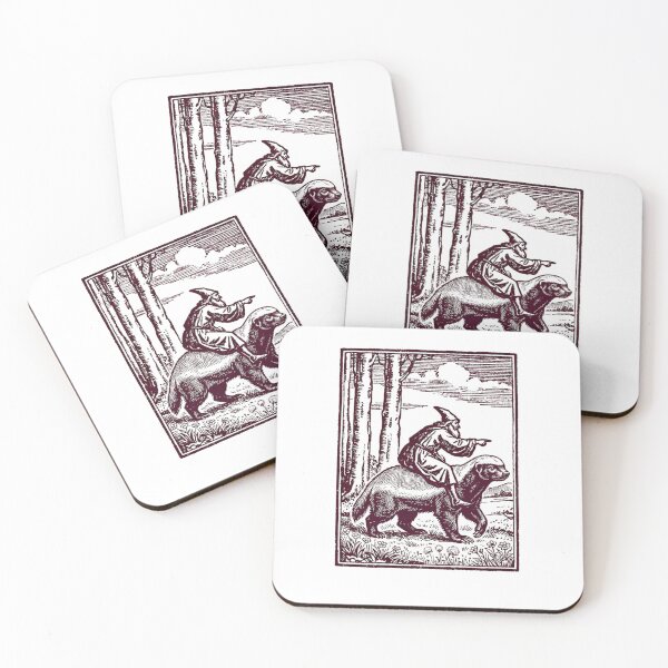 Item preview, Wizard Riding Honey Badger designed and sold by Colorful-Garden.