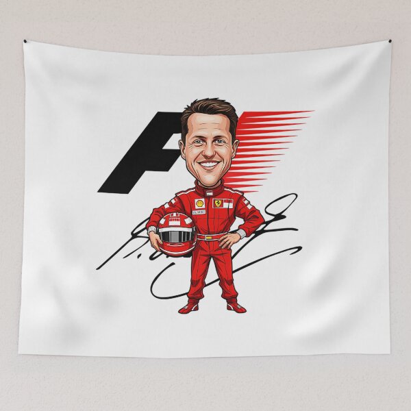 Item preview,  Hilarious Caricature Of F1 Legend Michael Schumacher designed and sold by RDXRekall.