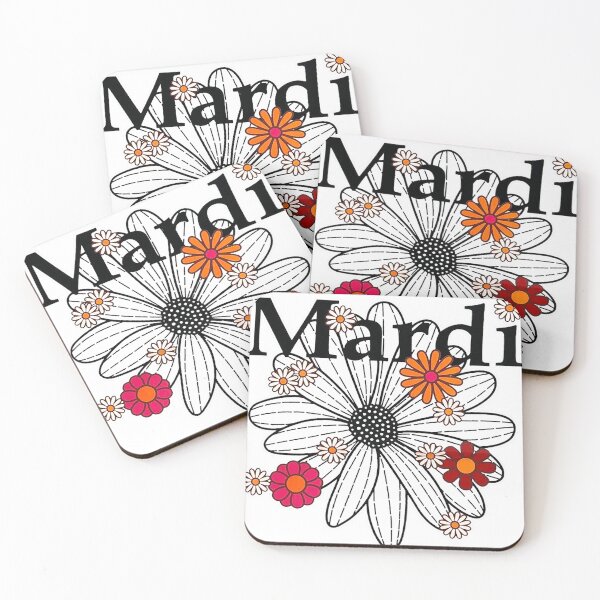 Item preview, Aesthetic Mardi Floral  designed and sold by AestheticPrintStudio.