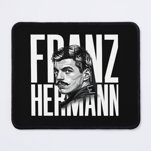 Item preview,  Franz Hermann Portrait - F1 Driver Black  White  designed and sold by RDXRekall.