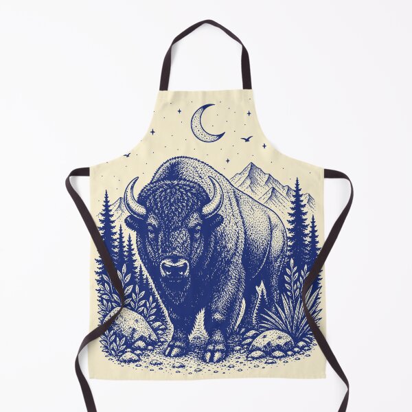 Item preview, Vintage Bison Buffalo Wilderness Art designed and sold by 89shirts.