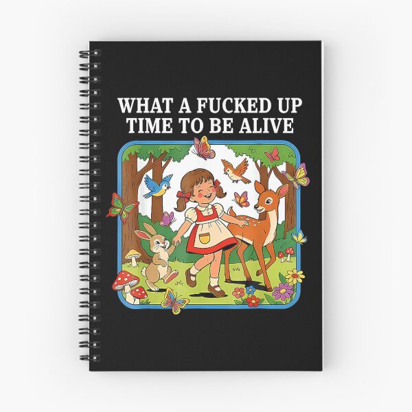 Item preview, What A Fucked Up Time To Be Alive Sarcasm Retro Vintage designed and sold by AmazingPics001.