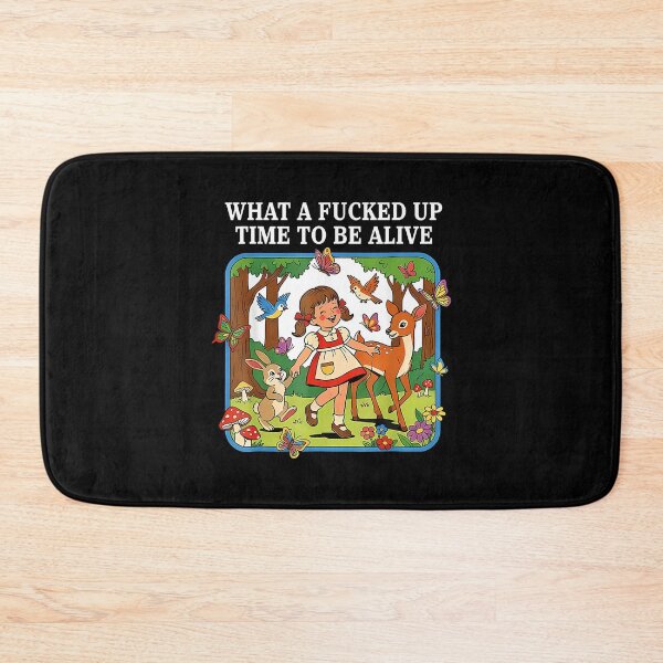 Item preview, What A Fucked Up Time To Be Alive Sarcasm Retro Vintage designed and sold by AmazingPics001.