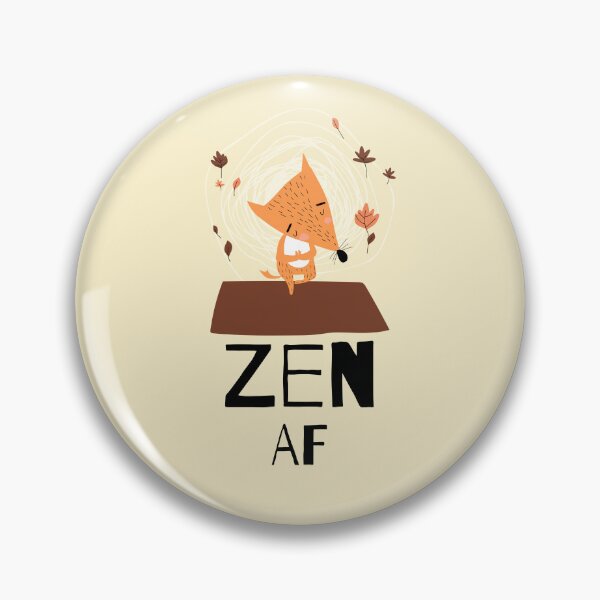 Item preview, Zen AF Fox Tree Pose | Funny Cute Yoga Animal Design designed and sold by WellspringXflow.