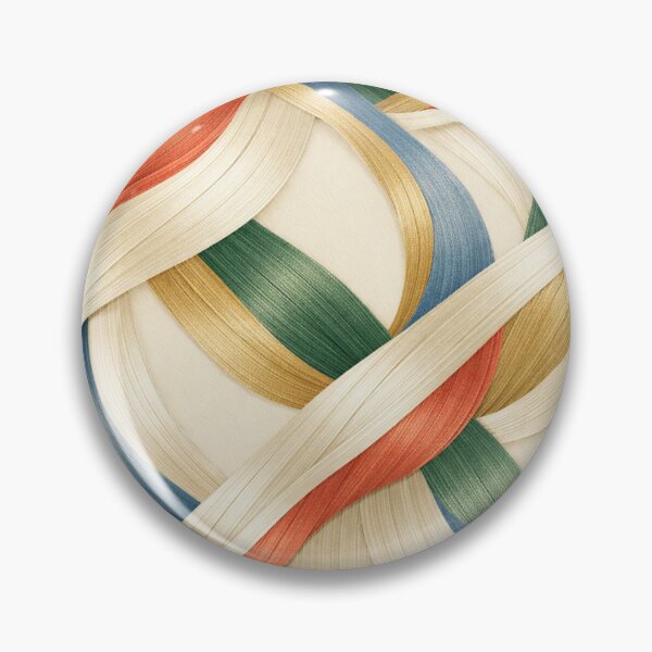 Item preview, 3D Abstract Golden Ribbon Woven Seamless Pattern designed and sold by weaveandwave.