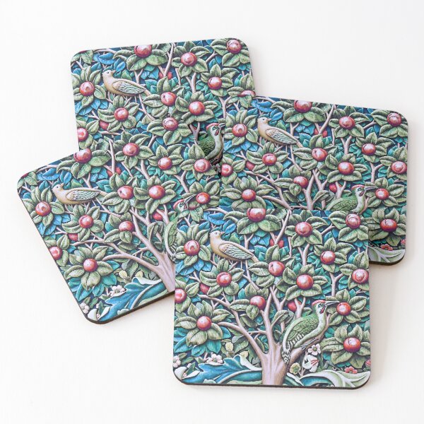 Item preview, William Morris Woodpecker Floral Wallpaper designed and sold by Vicky Brago-Mitchell®.