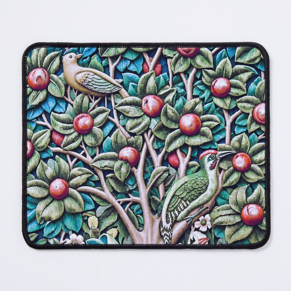 Item preview, William Morris Woodpecker Floral Wallpaper designed and sold by Vicky Brago-Mitchell®.