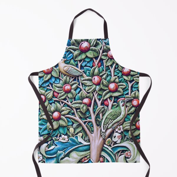 Item preview, William Morris Woodpecker Floral Wallpaper designed and sold by Vicky Brago-Mitchell®.