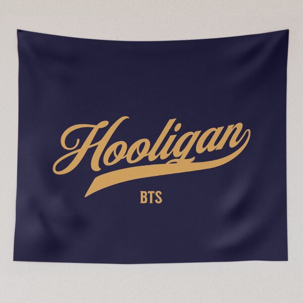 Item preview, BTS hooligan varsity designed and sold by Morcawork.