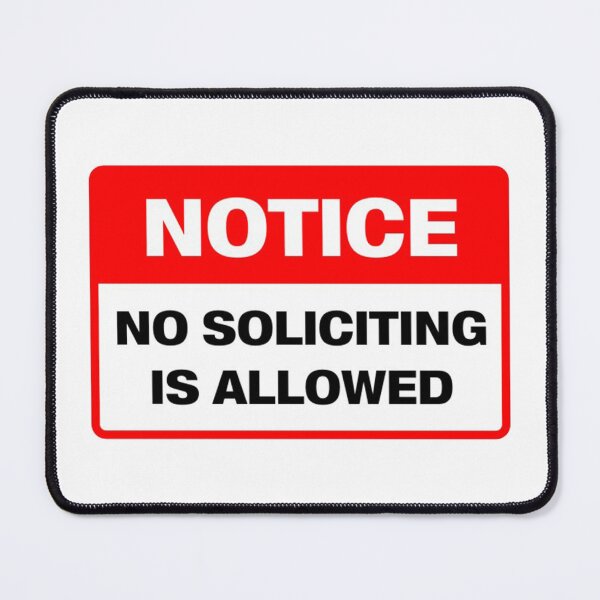 Item preview, No Soliciting designed and sold by goombi-creative.