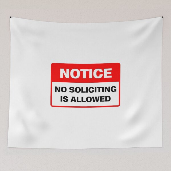 Item preview, No Soliciting designed and sold by goombi-creative.