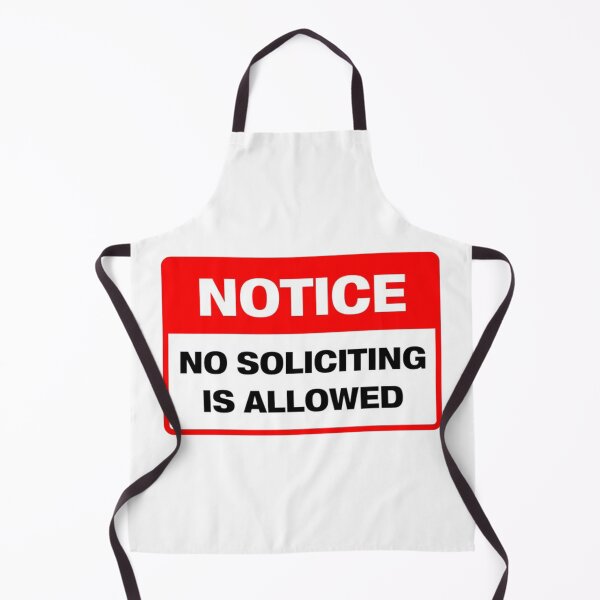 Item preview, No Soliciting designed and sold by goombi-creative.