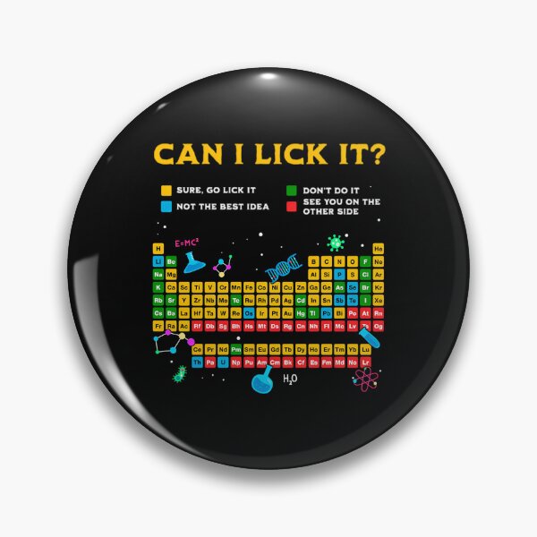 Item preview, Can I Lick It Periodic Table designed and sold by CosmicCirrus.