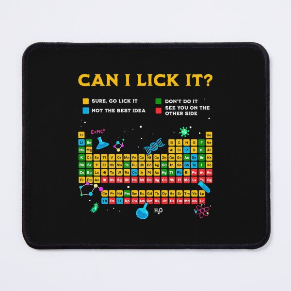 Item preview, Can I Lick It Periodic Table designed and sold by CosmicCirrus.