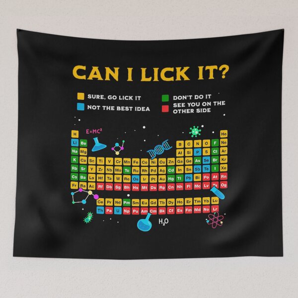Item preview, Can I Lick It Periodic Table designed and sold by CosmicCirrus.