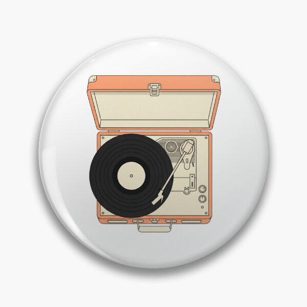 Item preview, Retro Orange Vintage Record Player designed and sold by Opal Aura .
