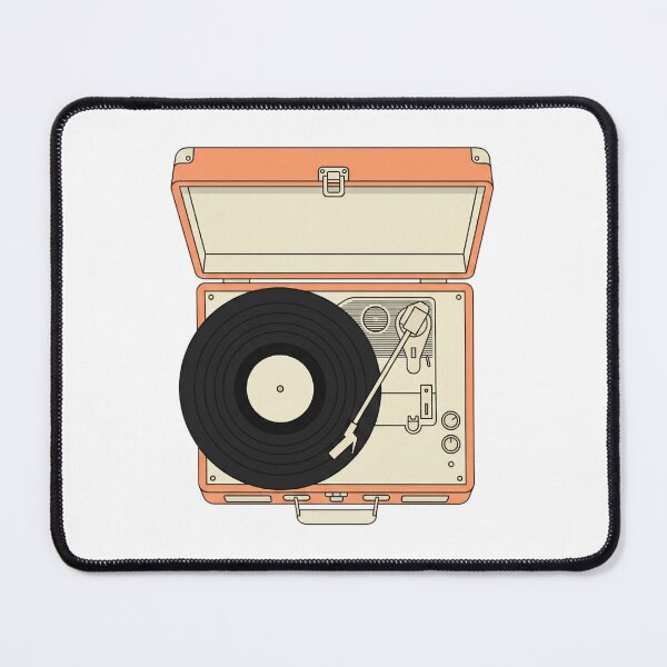 Item preview, Retro Orange Vintage Record Player designed and sold by Opal Aura .