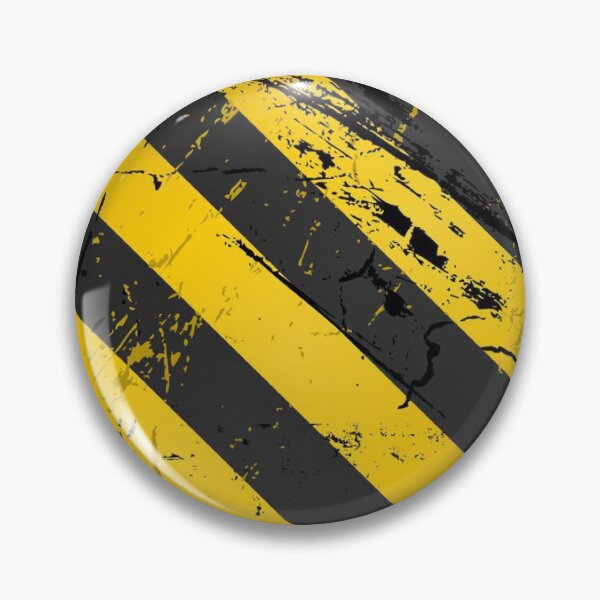 Item preview, Grunge Yellow and Black Hazard Stripes Pattern designed and sold by LYAN-STORE.