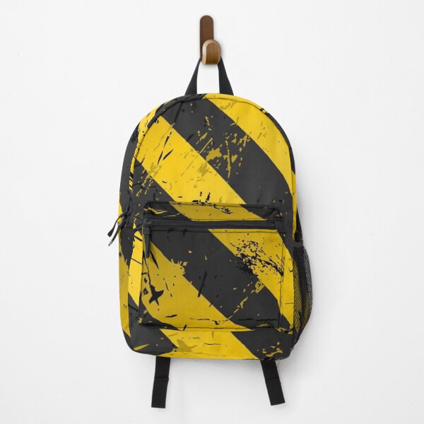 Item preview, Grunge Yellow and Black Hazard Stripes Pattern designed and sold by LYAN-STORE.