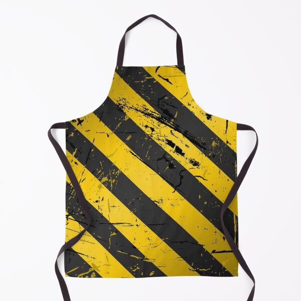 Item preview, Grunge Yellow and Black Hazard Stripes Pattern designed and sold by LYAN-STORE.