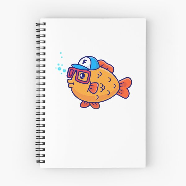 Item preview, Cool Goldfish Wearing Cap And Glasses Cartoon designed and sold by earthshotr.