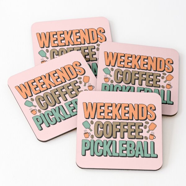 Item preview, Weekends Coffee Pickleballl Cute Retro Mom Life With Sayings designed and sold by Colorfulman.