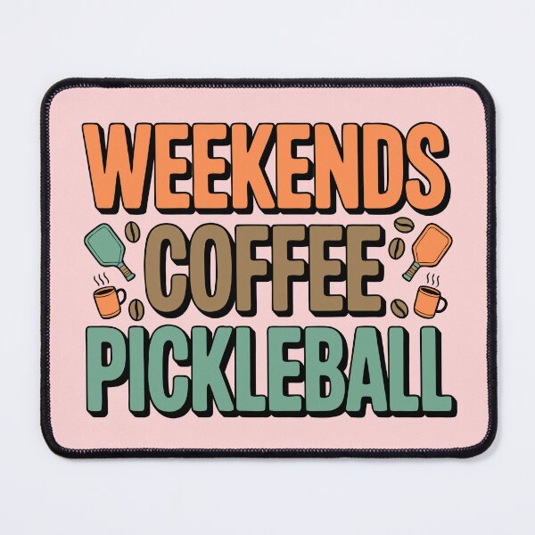 Item preview, Weekends Coffee Pickleballl Cute Retro Mom Life With Sayings designed and sold by Colorfulman.