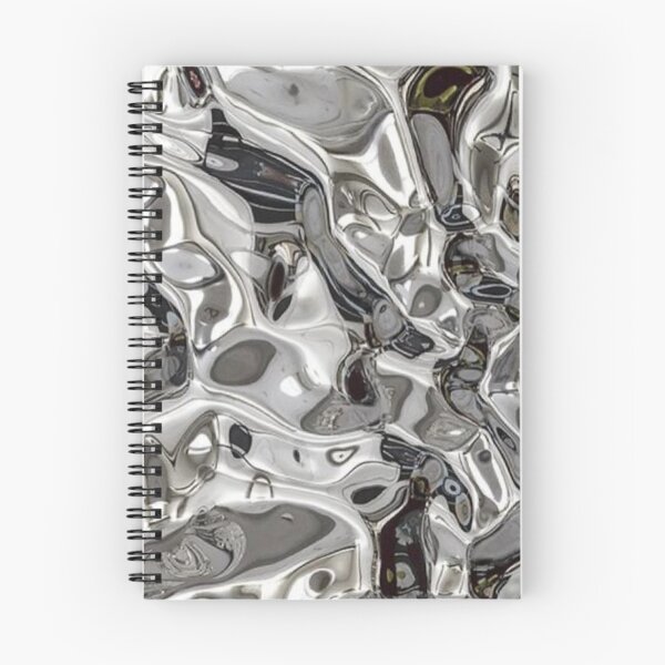 Item preview, Liquid Chrome Metal Aesthetic Abstract Pattern designed and sold by LYAN-STORE.