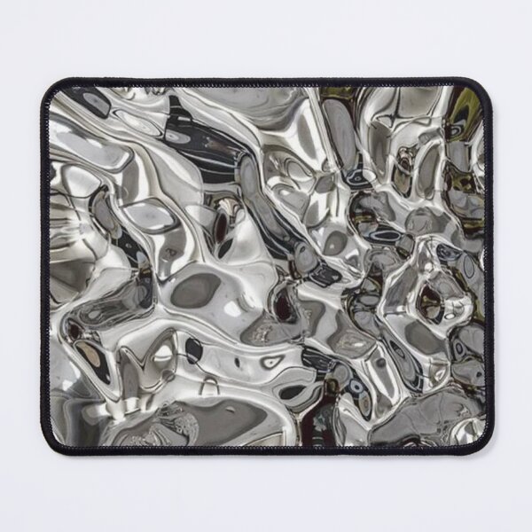 Item preview, Liquid Chrome Metal Aesthetic Abstract Pattern designed and sold by LYAN-STORE.