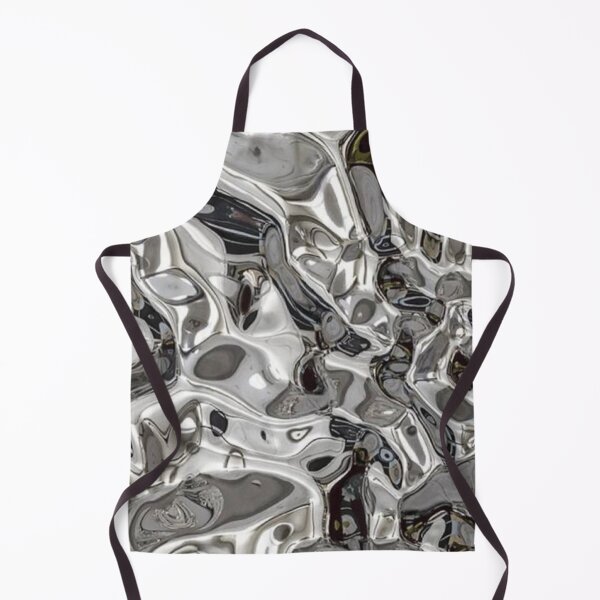 Item preview, Liquid Chrome Metal Aesthetic Abstract Pattern designed and sold by LYAN-STORE.