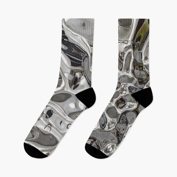 Item preview, Liquid Chrome Metal Aesthetic Abstract Pattern designed and sold by LYAN-STORE.