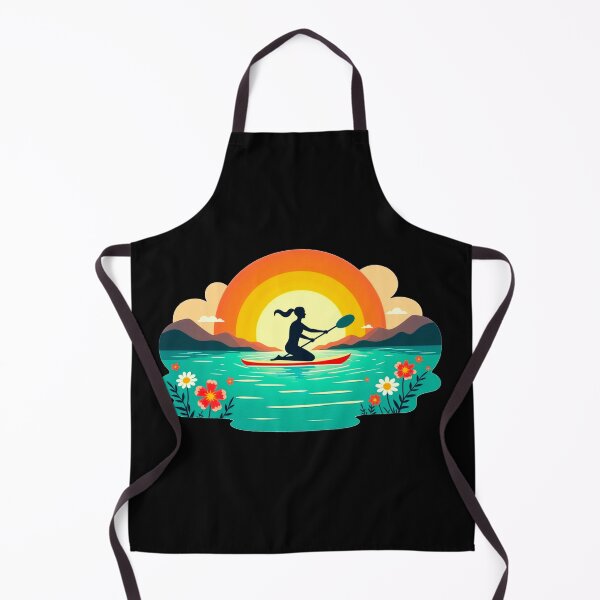 Item preview, Paddle Into Spring SUP Sticker Water Sport Floral Design designed and sold by sharifex.