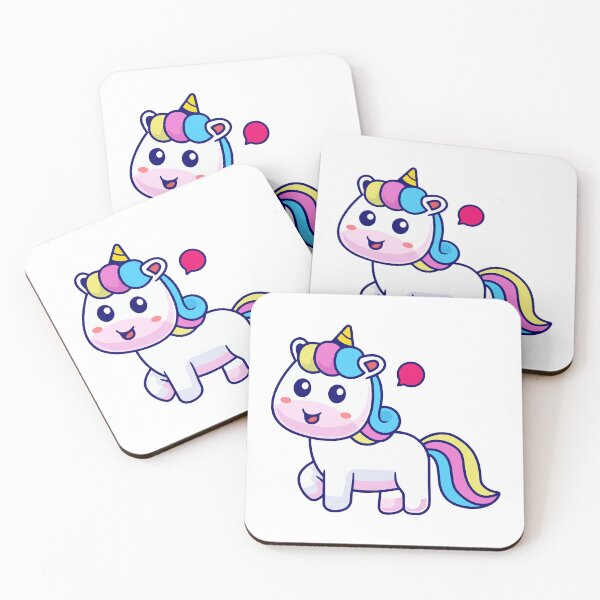 Item preview, Cute Magical Unicorn Rainbow Hair Cartoon designed and sold by earthshotr.
