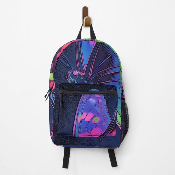 Item preview, Neon Psychedelic Butterfly Glowing Illustration designed and sold by Hen-C-Art.
