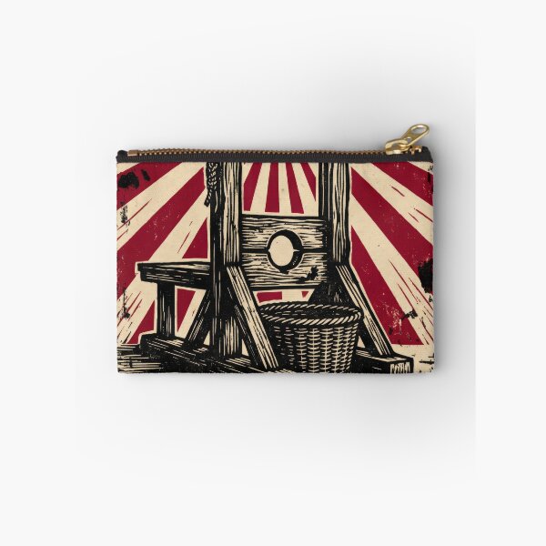 Item preview, Vintage French Revolution Guillotine Linocut Art designed and sold by seven things shop.