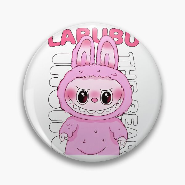 Item preview, Labubu Neon Pink Blockbuster designed and sold by AestheticPrintStudio.