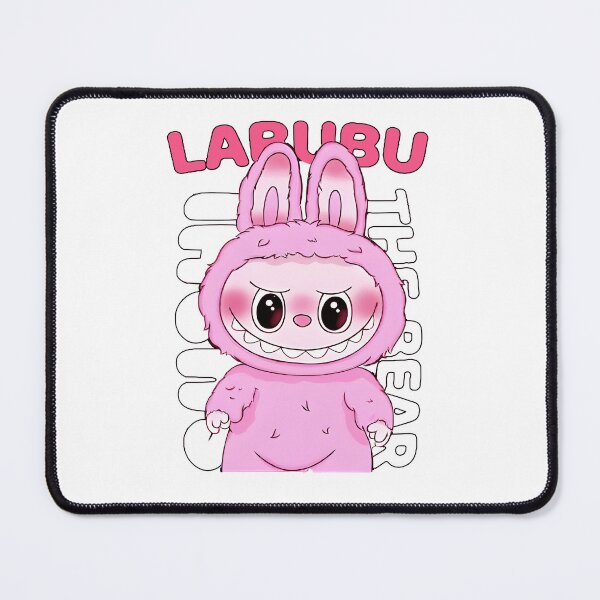 Item preview, Labubu Neon Pink Blockbuster designed and sold by AestheticPrintStudio.