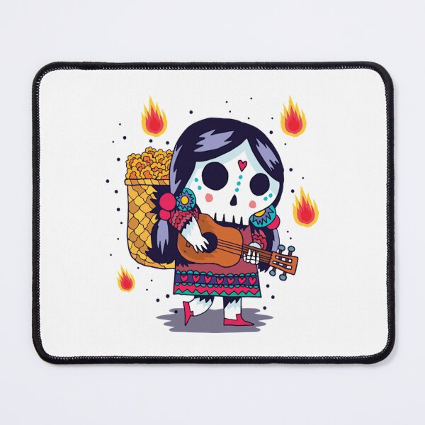 Item preview, La Recolectora Mexican Skeleton Girl with Guitar designed and sold by Latiendade.