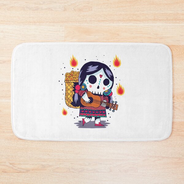 Item preview, La Recolectora Mexican Skeleton Girl with Guitar designed and sold by Latiendade.