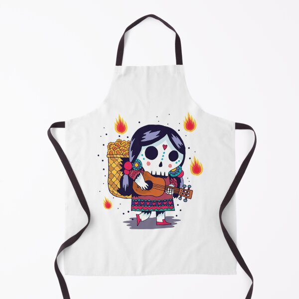 Item preview, La Recolectora Mexican Skeleton Girl with Guitar designed and sold by Latiendade.