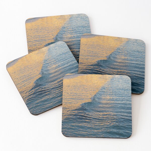 Item preview, Golden sea waves at sunrise designed and sold by Adriana Mueller.