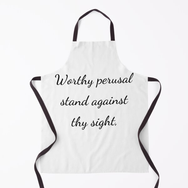 Item preview, "Worthy perusal stand against thy sight," - handwriting black designed and sold by ariksworld.