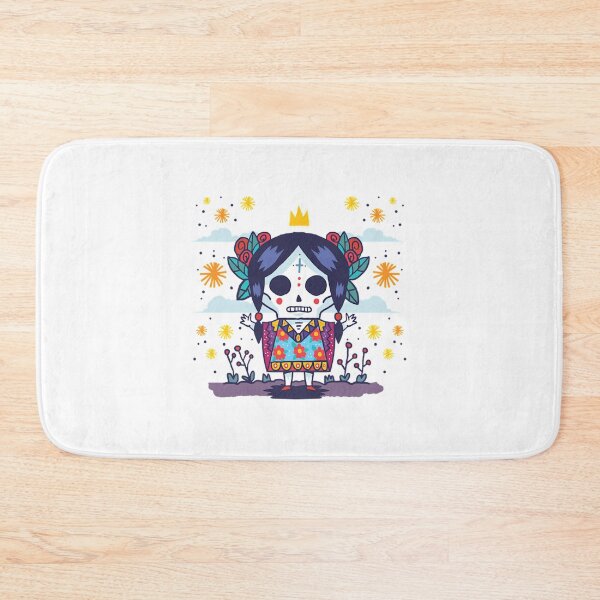Item preview, Day of the Dead Lady Skull Illustration designed and sold by Latiendade.