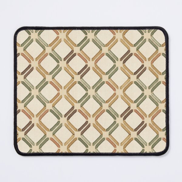 Item preview, Modern Thai Bamboo Woven Pattern Retro Geometric designed and sold by weaveandwave.