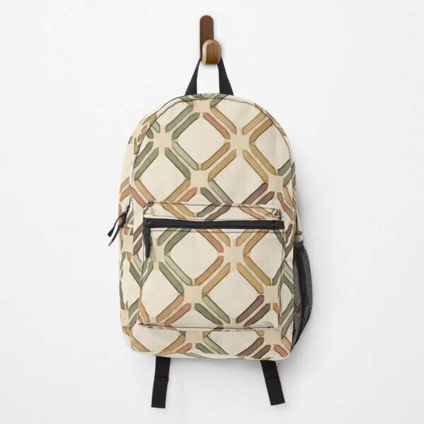 Item preview, Modern Thai Bamboo Woven Pattern Retro Geometric designed and sold by weaveandwave.