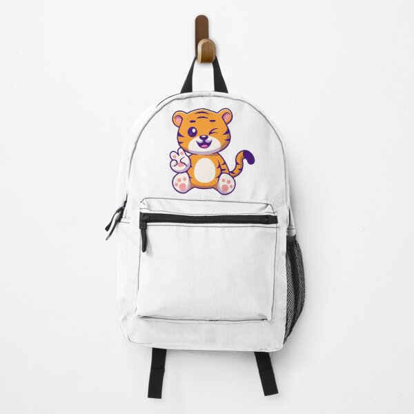 Item preview, Cute Sitting Baby Tiger Winking and Waving designed and sold by earthshotr.